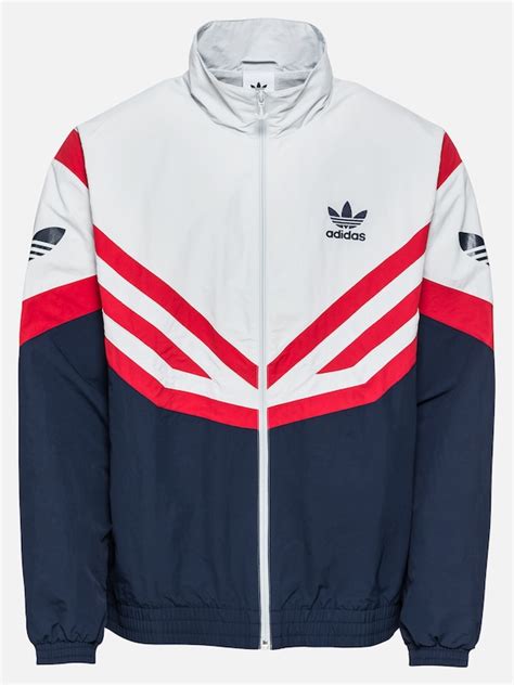 adidas jacke blau rot weiß damen|adidas blumen jacke.